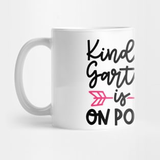 Kindergarten is On Point Funny Kids Back to School Mug